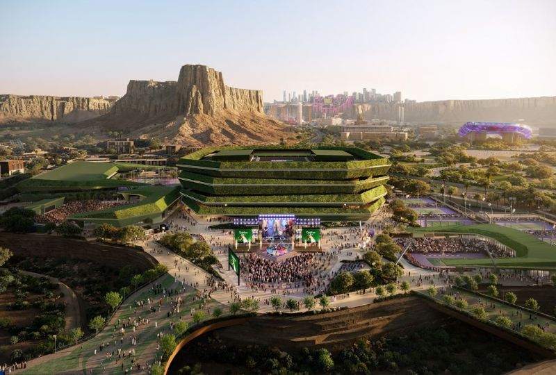 Saudi Arabia unveils Middle East's largest tennis complex